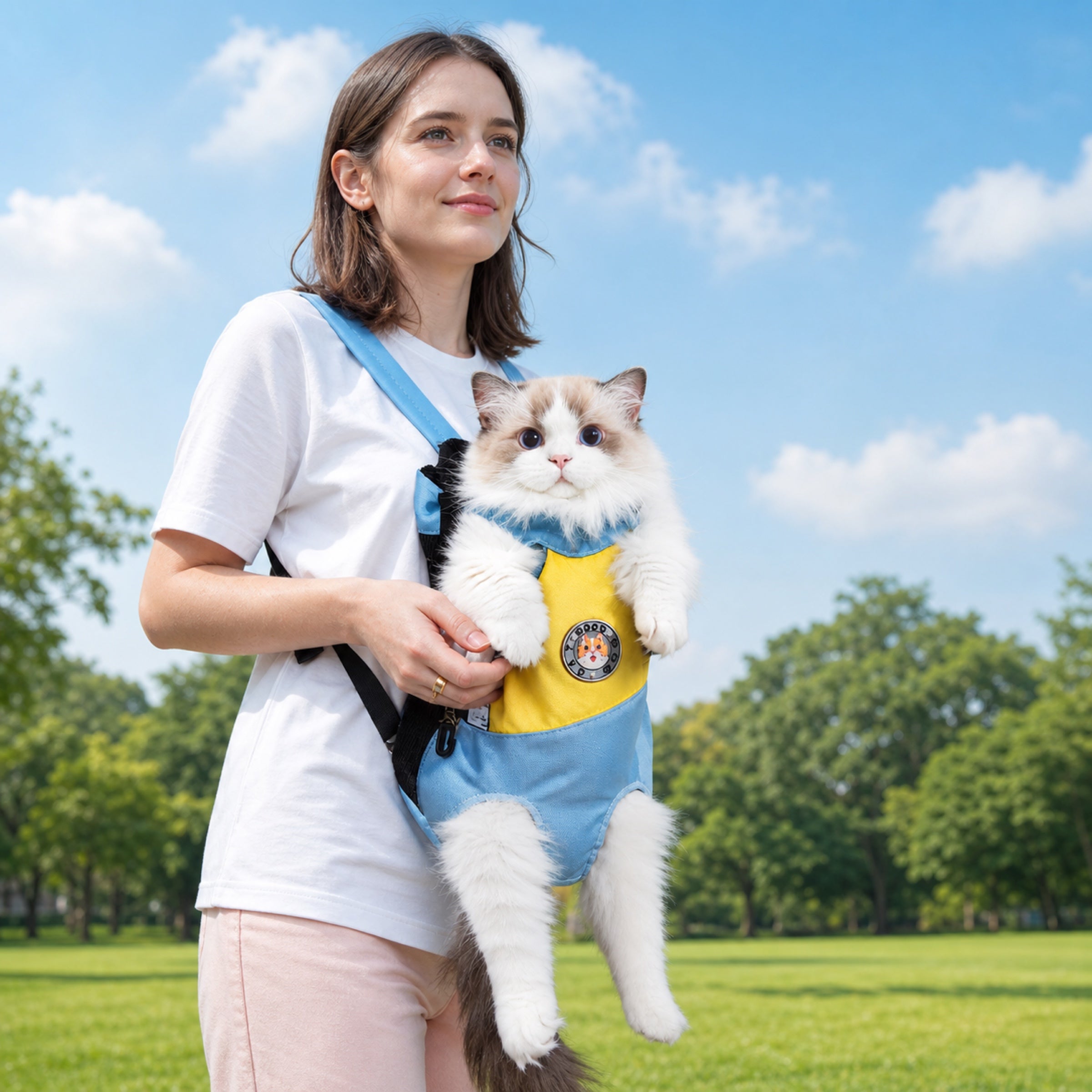 Wearable Pet Carrier | Lightweight Comfortable | Pet Carrier for Cats & Dogs