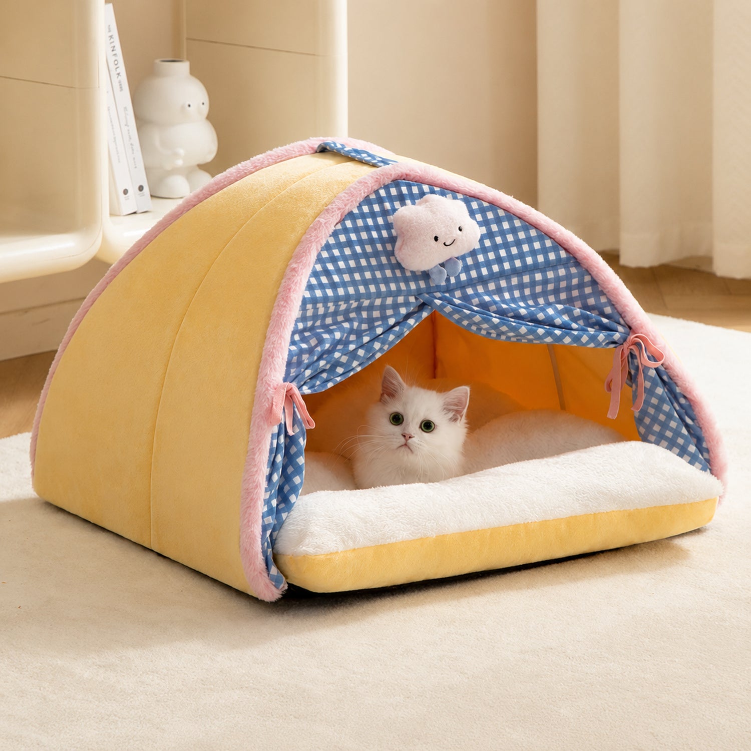 All Season Indoor Pet Tent | Washable Cosy | Cat & Dog Bed