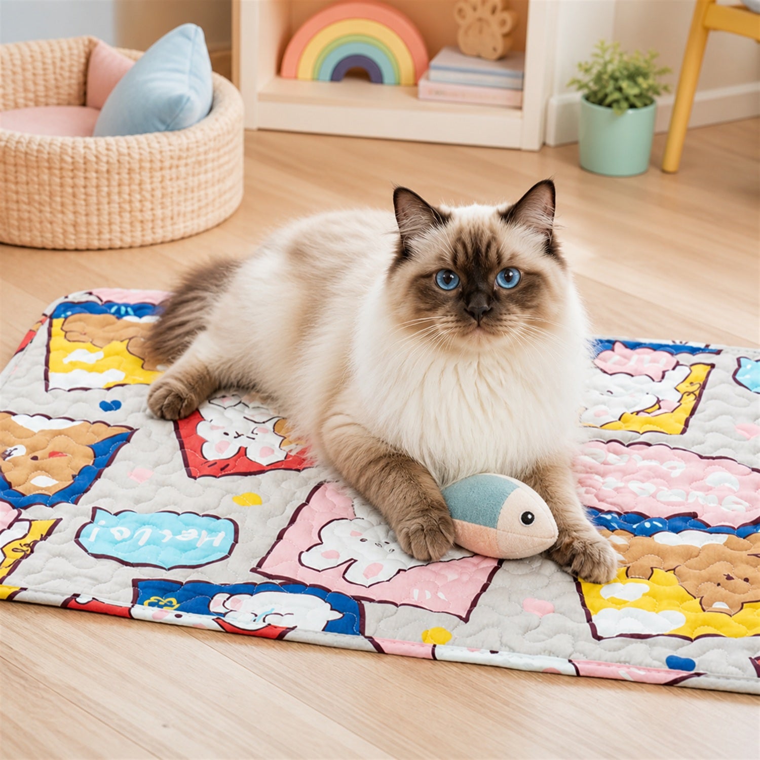 Anywhere Pet Mat | Non-Slip Washable Bed for Dogs & Cats