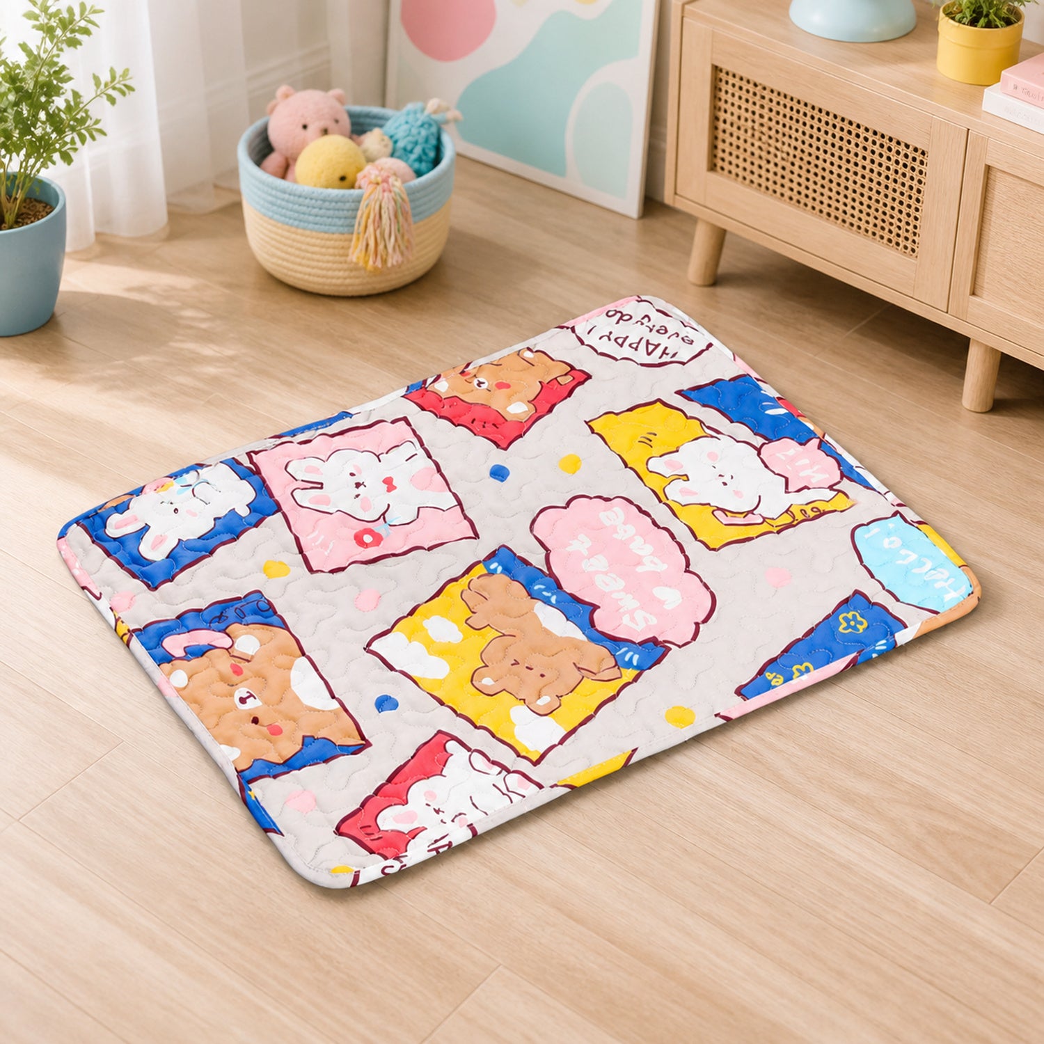 Anywhere Pet Mat | Non-Slip Washable Bed for Dogs & Cats