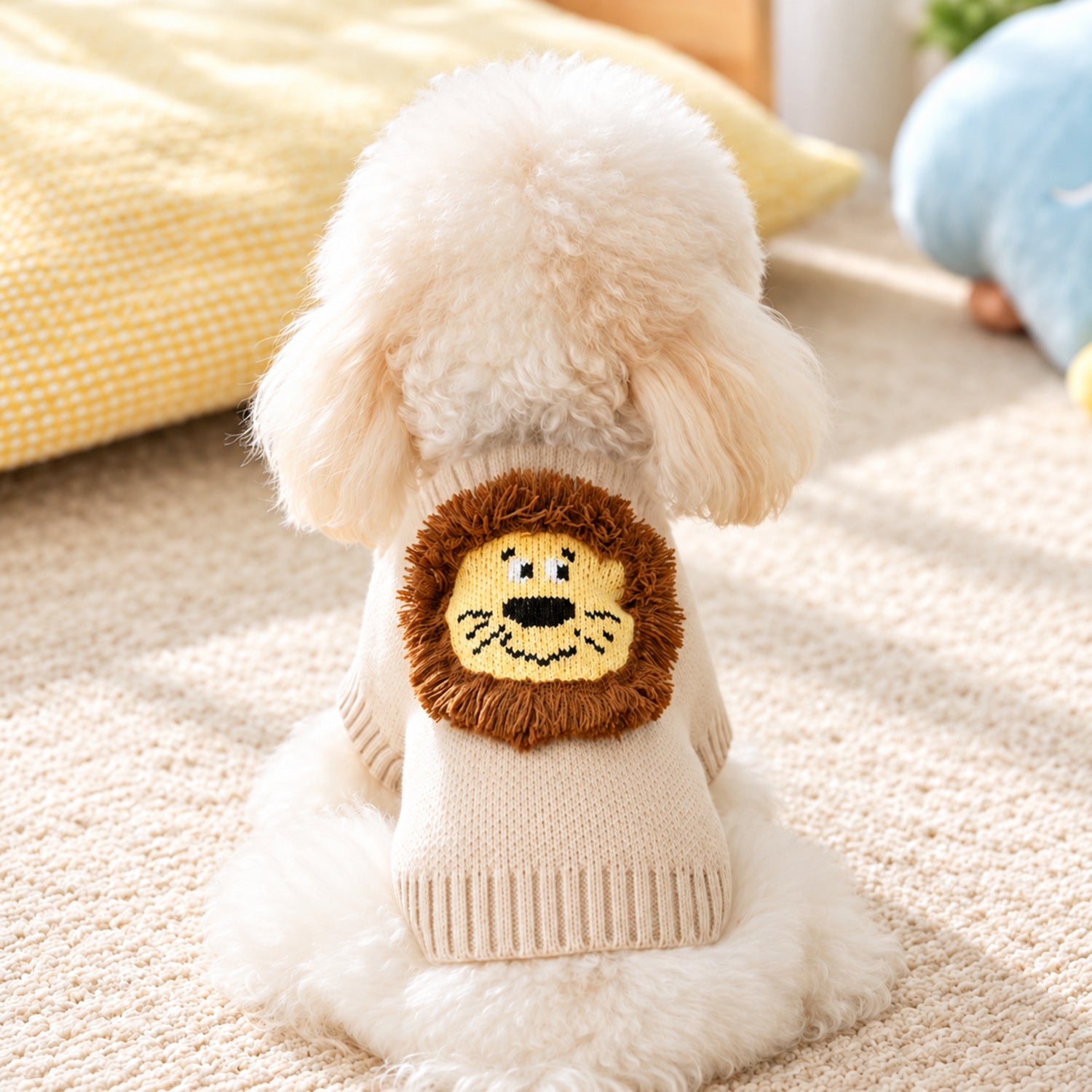 Lion Dog Jumper | Cosy Autumn & Winter Wear