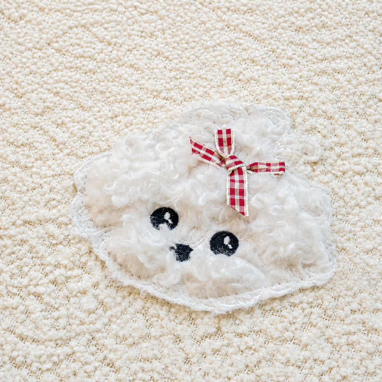 Little Puppy Ruffle Sofa Protector | Chenille | Non-Slip Washable Cover