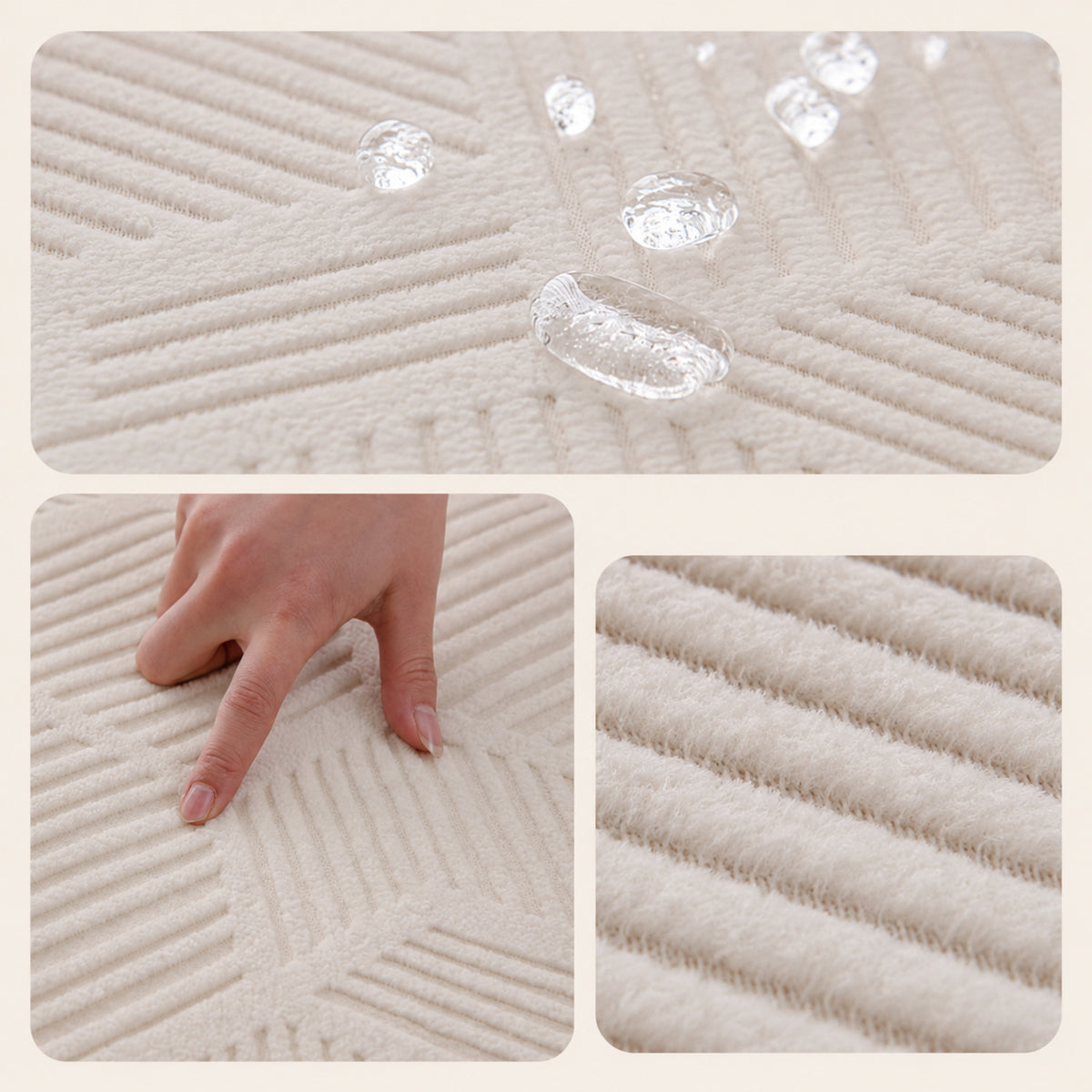 Honeycomb Stretch Sofa Protector | Water-Resistant Full-Coverage Cushion Cover
