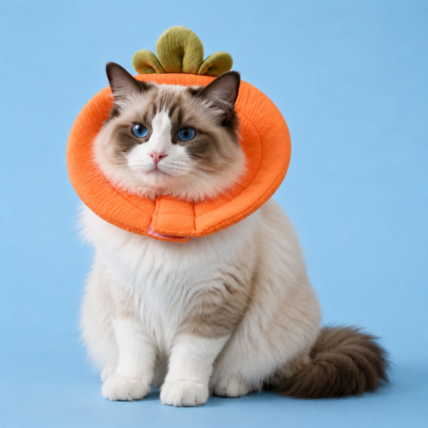 Happy Critter Pet Recovery Collar | Adjustable Padded Cone for Cats & Dogs
