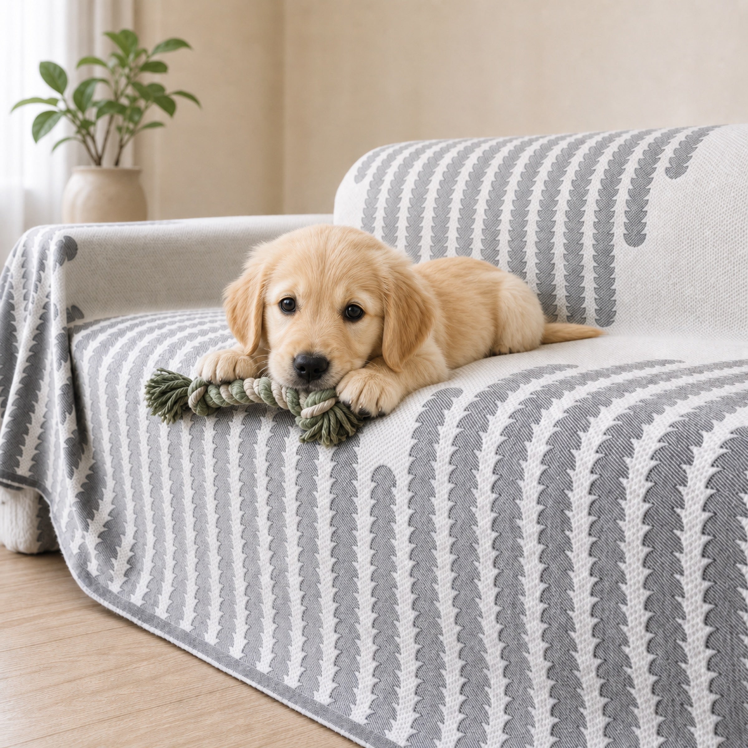 Cooling Ice Silk Sofa Cover | Breathable Washable Couch Throw