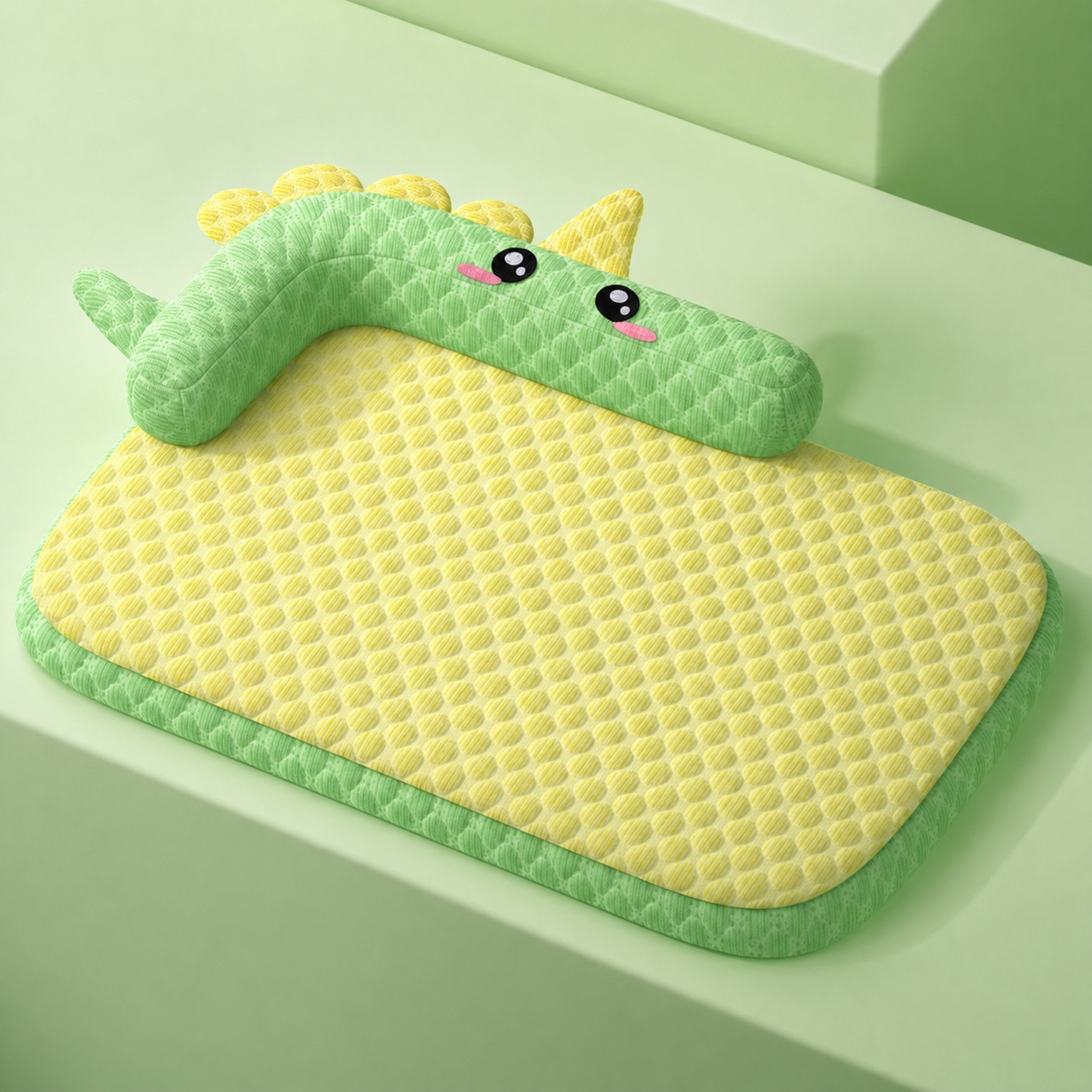 Cooling Dog Mat | Washable Breathable Fabric | Cushioned Summer Pet Bed