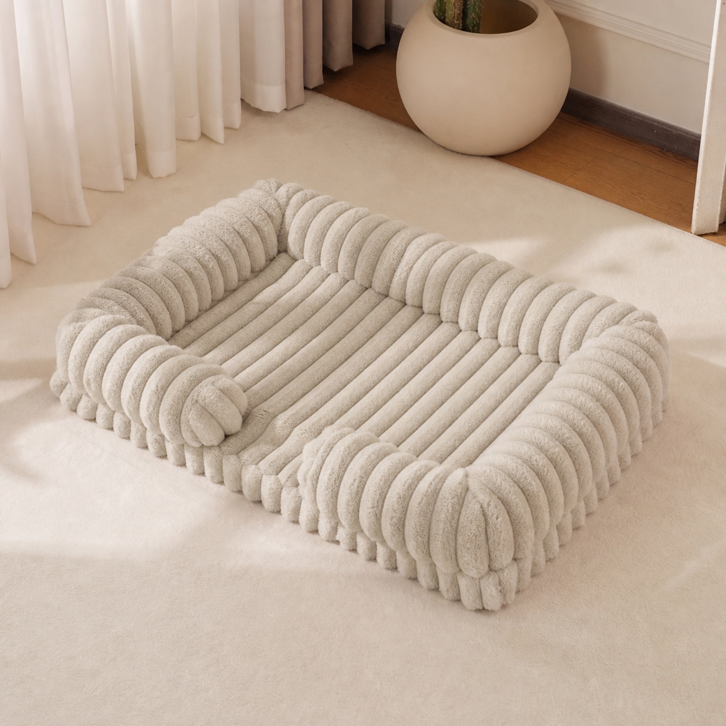 Orthopedic Dog Bed | Memory Foam Bolster Sofa Bed | Woofing Deals