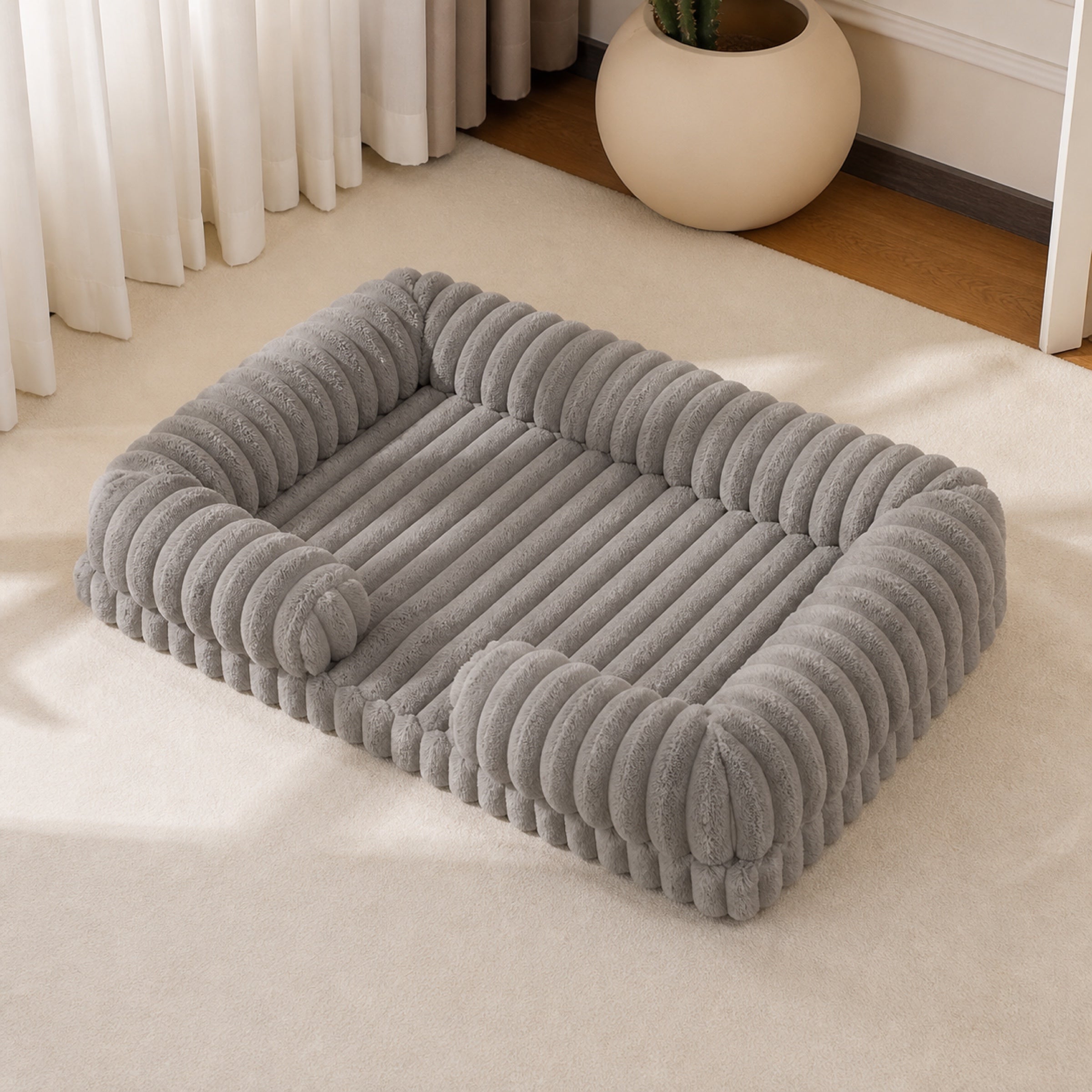 Orthopedic Dog Bed | Memory Foam Bolster Sofa Bed | Woofing Deals