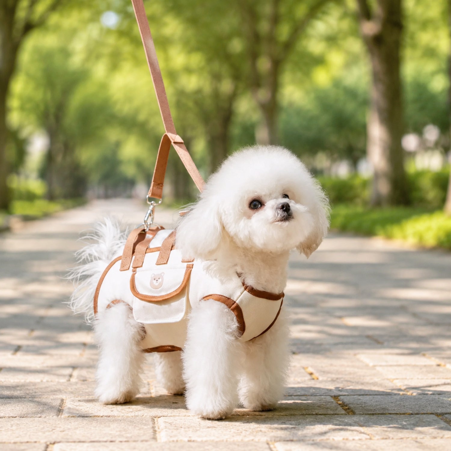 Small Dog Carrier Harness | Hand, Shoulder & Walking Modes | Waterproof Oxford