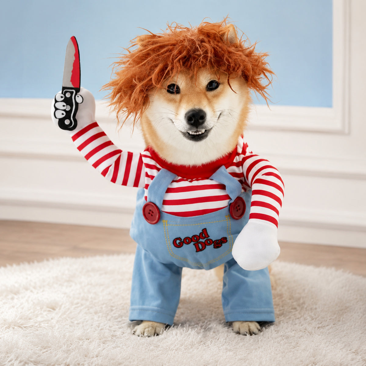 Spooky Knife Pet Costume | Funny Halloween Fancy Dress Outfit