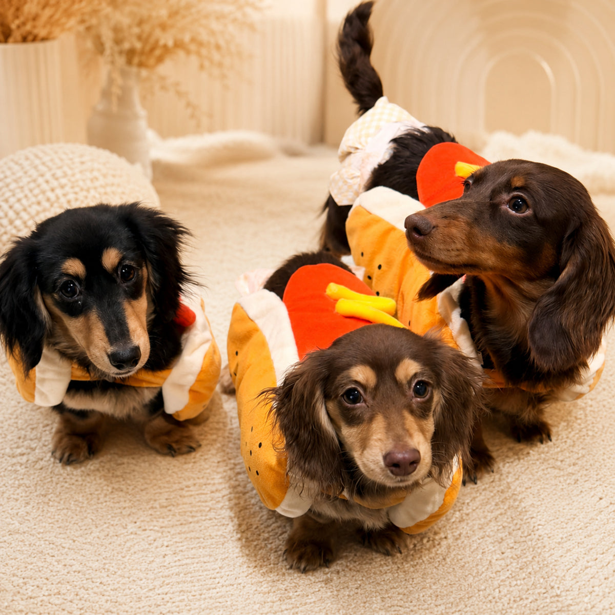 Hot Dog Costume | Funny Halloween Outfit for Small Dogs