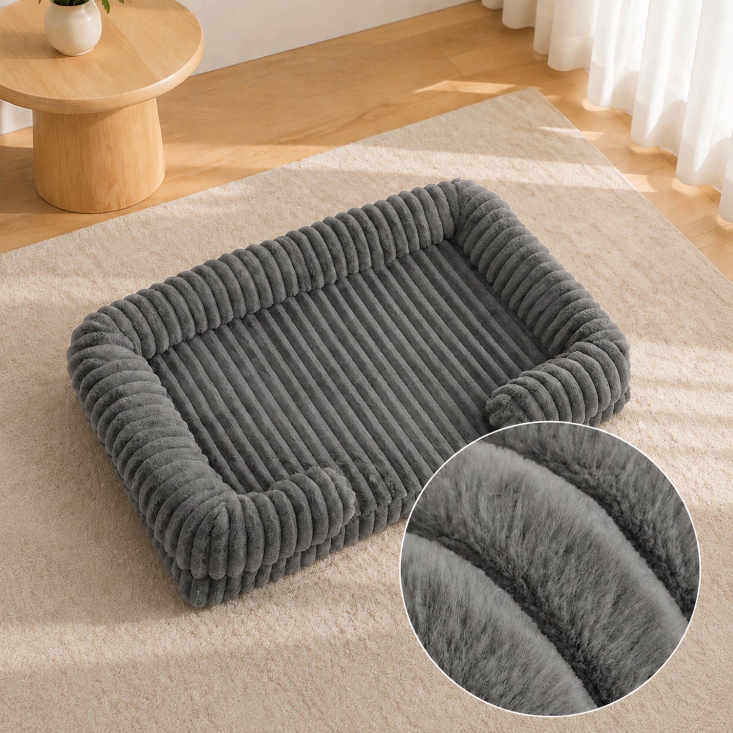 Orthopedic Dog Bed | Memory Foam Bolster Sofa Bed | Woofing Deals