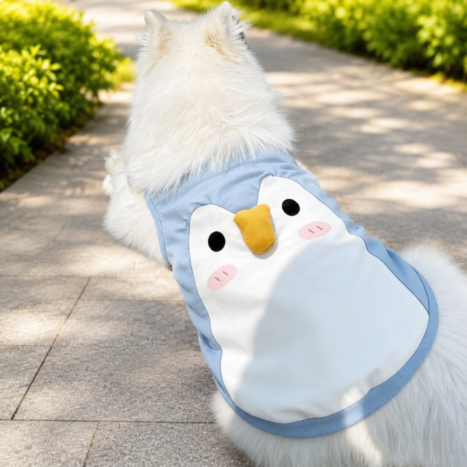 Playful Animal Sleeveless Dog Top | All-Season Polyester | For Medium and Larger Dogs