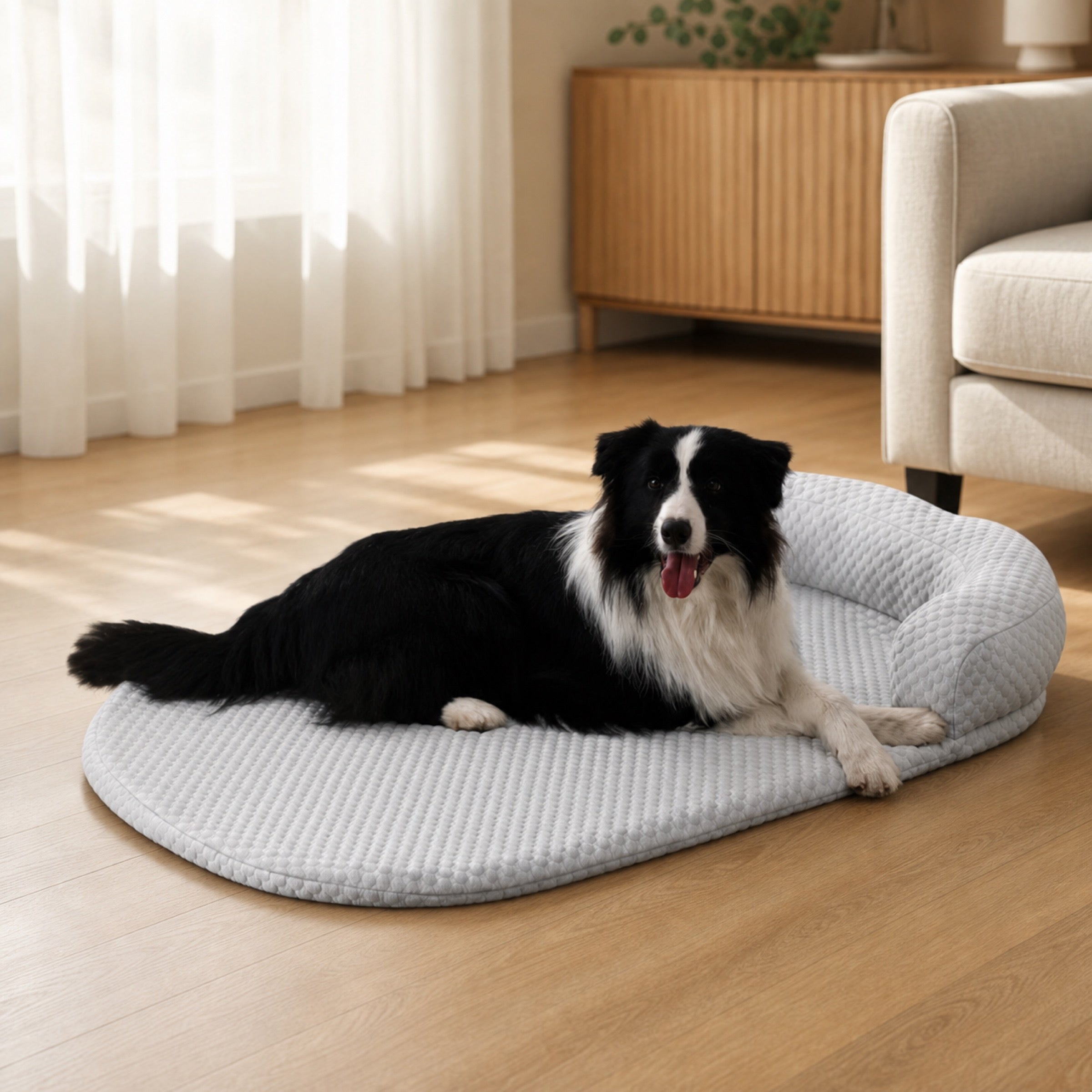 Cooling Pet Bed | Ice Silk Foam Mat for Dogs and Cats | Woofing Deals