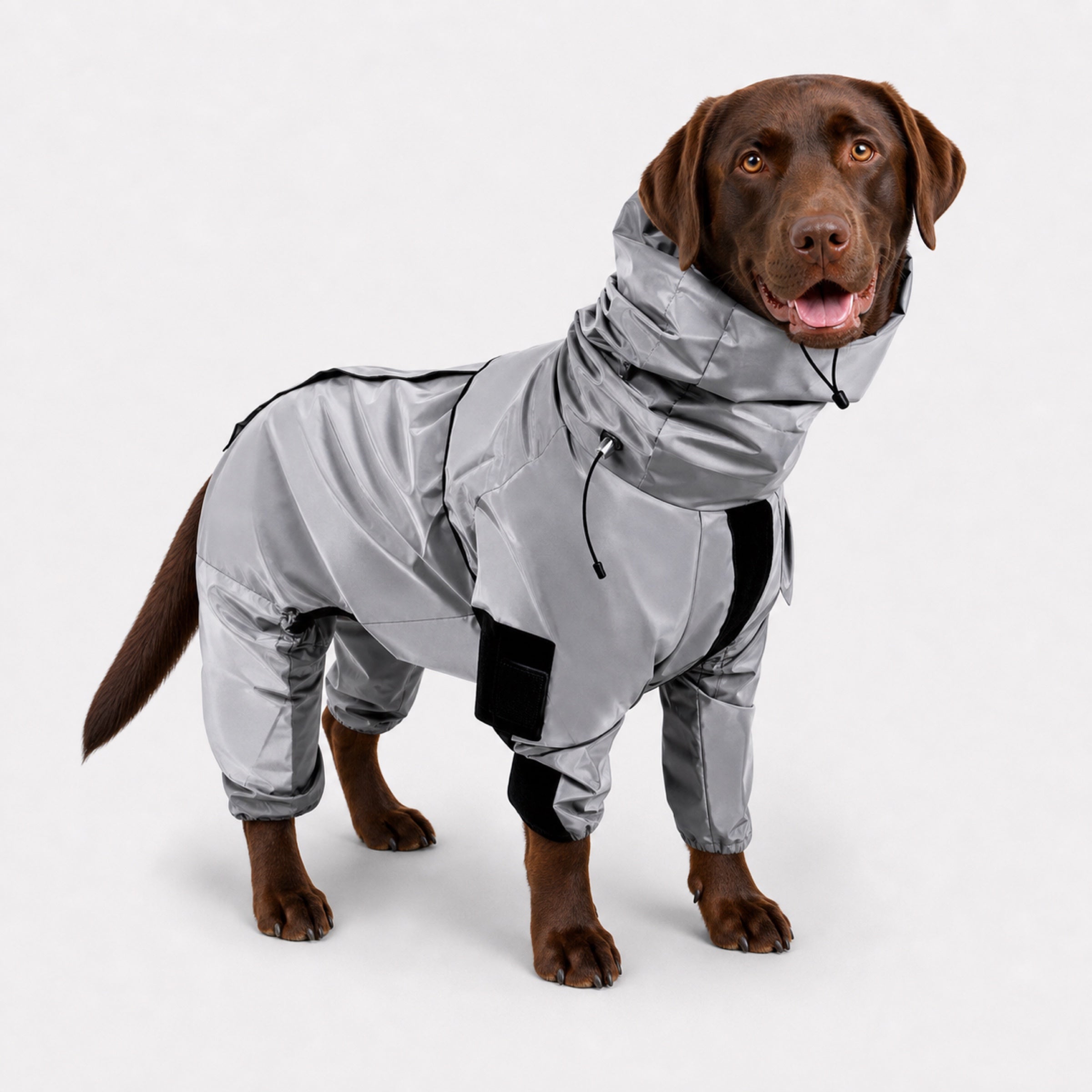 Reflective Dog Rain Coat | Waterproof All-Weather Pet Jacket | Woofing Deals