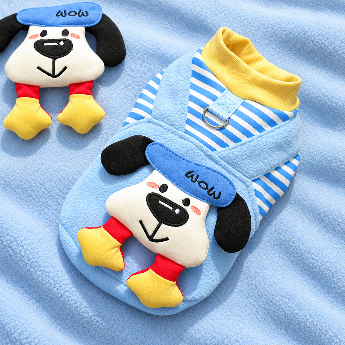 Dog Jumper | Sailor Pup | Cosy Striped Pet Clothing for Autumn & Winter