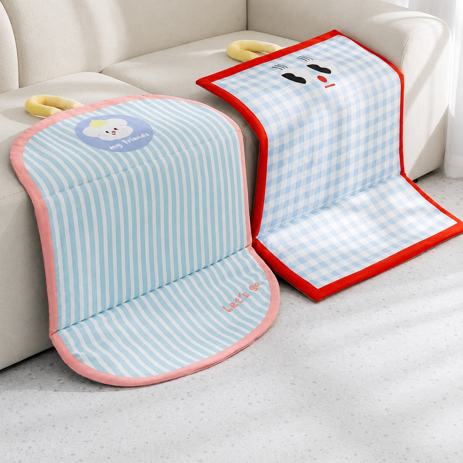 All-Season Waterproof Pet Mat | Air-Skin Fabric | Washable Foldable | Dog & Cat Bed