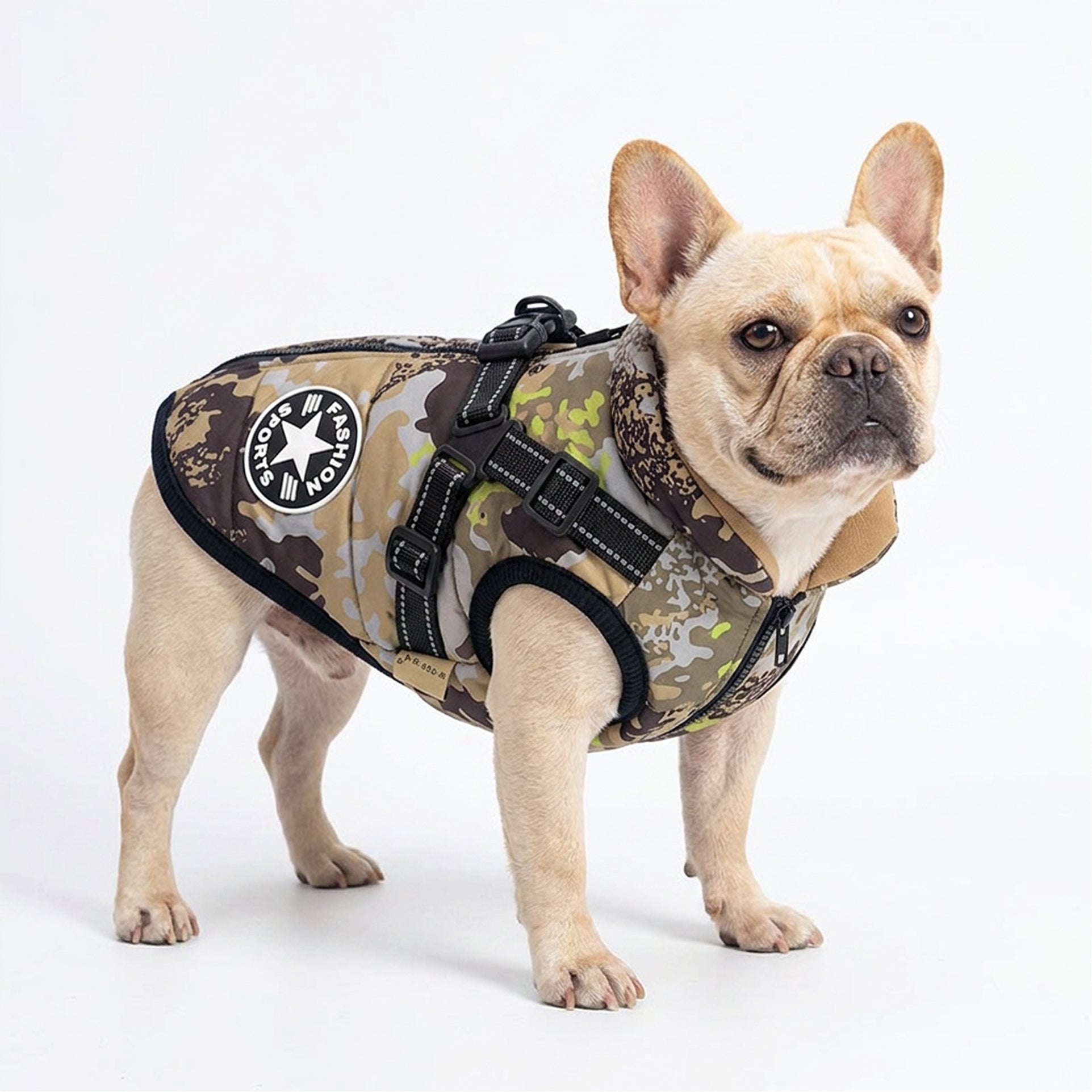 Waterproof Dog Jacket with Built-In Harness | Adjustable | Rain & Wind Protection | Sizes S–5XL | Woofing Deals