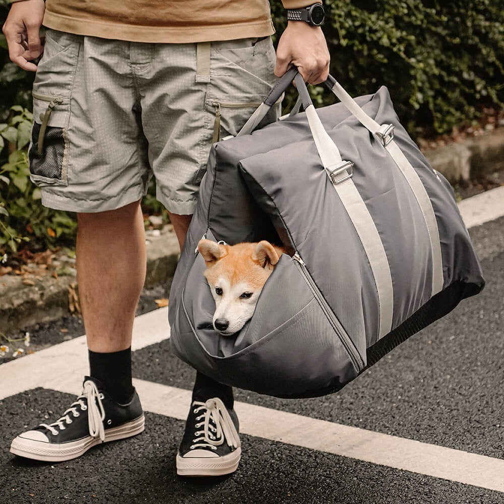 PawTravel Guard Dog Car Seat Bed | Waterproof Travel Carrier | Safety Bolsters | Woofing Deals
