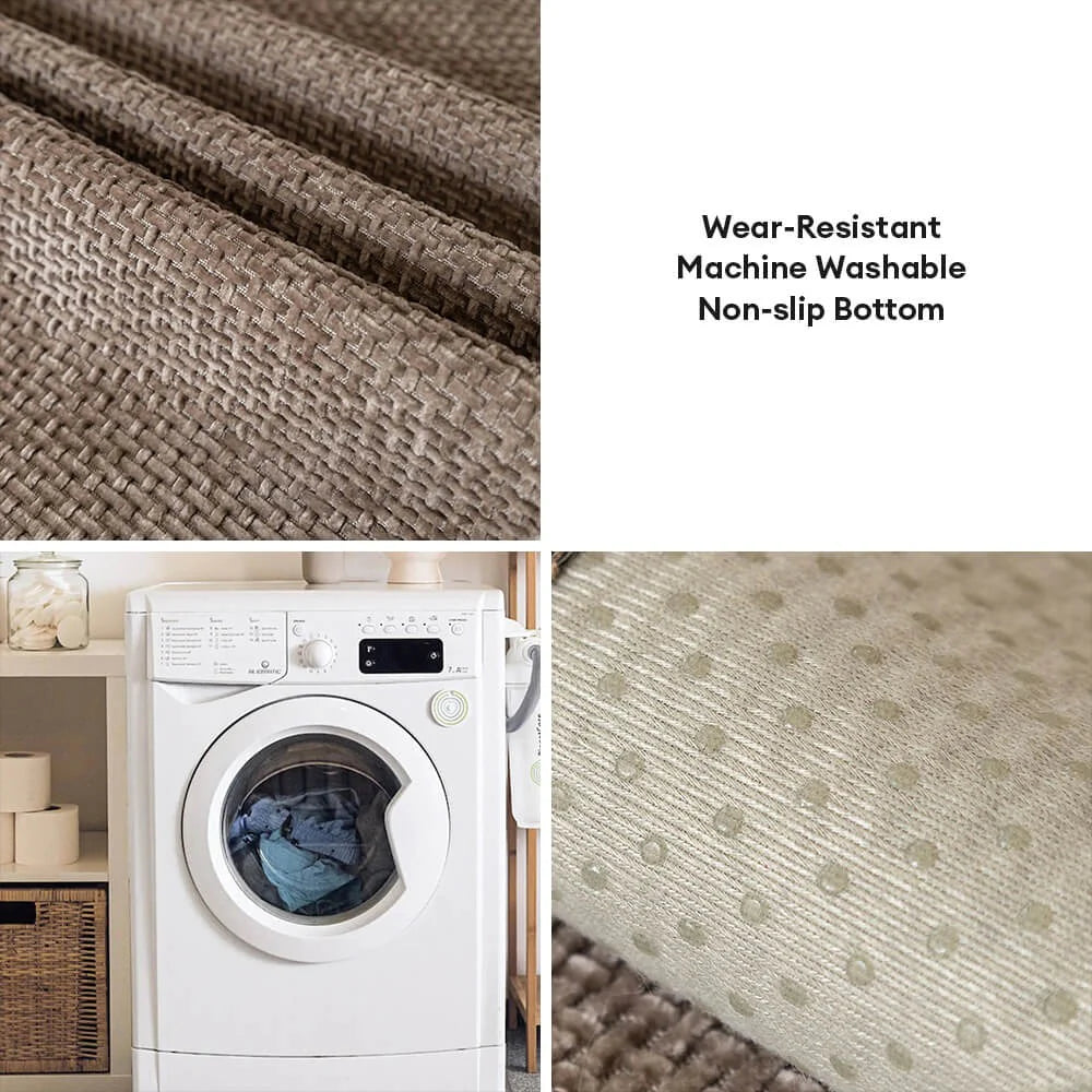Modern Tweed Chenille Sofa Cover | Anti-Slip Couch Protector | All-Season Furniture Cover | Woofing Deals