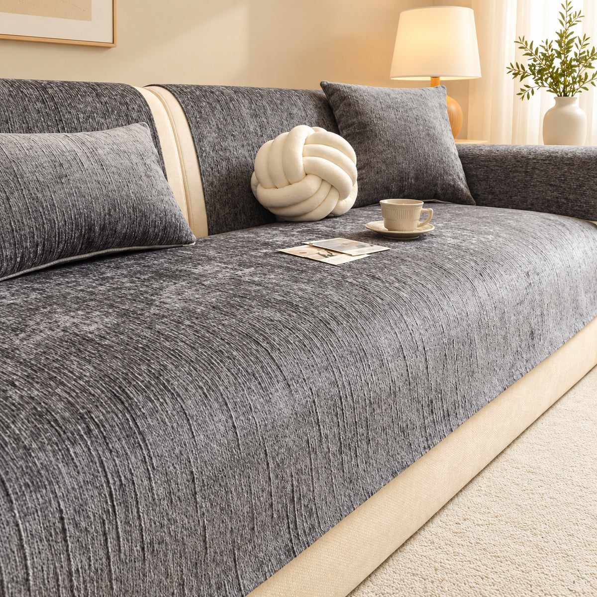 Sofa Cover | Waterproof Sofa Protector | Chenille | Non-Slip & Cat-Scratch Resistant