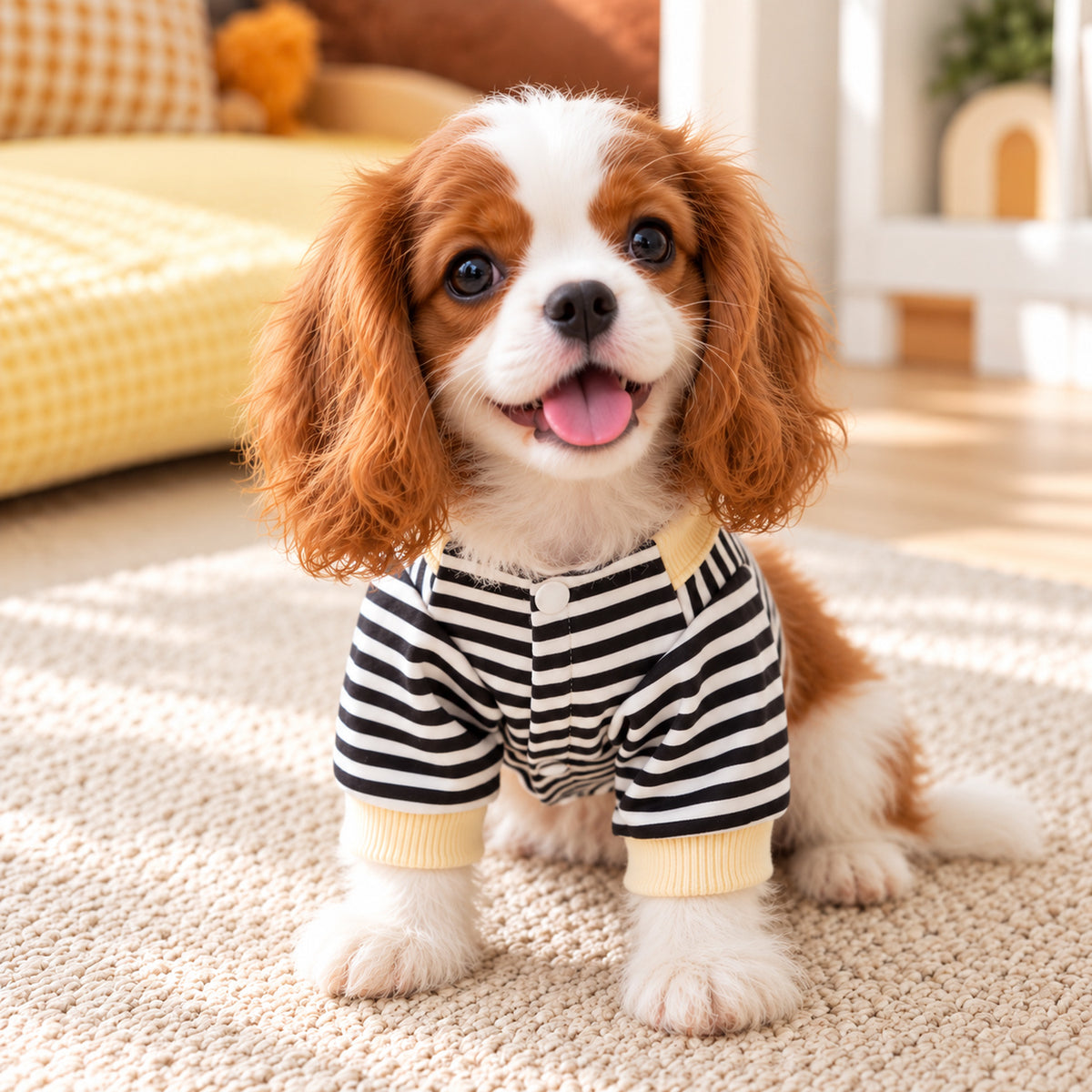 Striped Dog Jumper | Winter Wear for Dogs & Cats