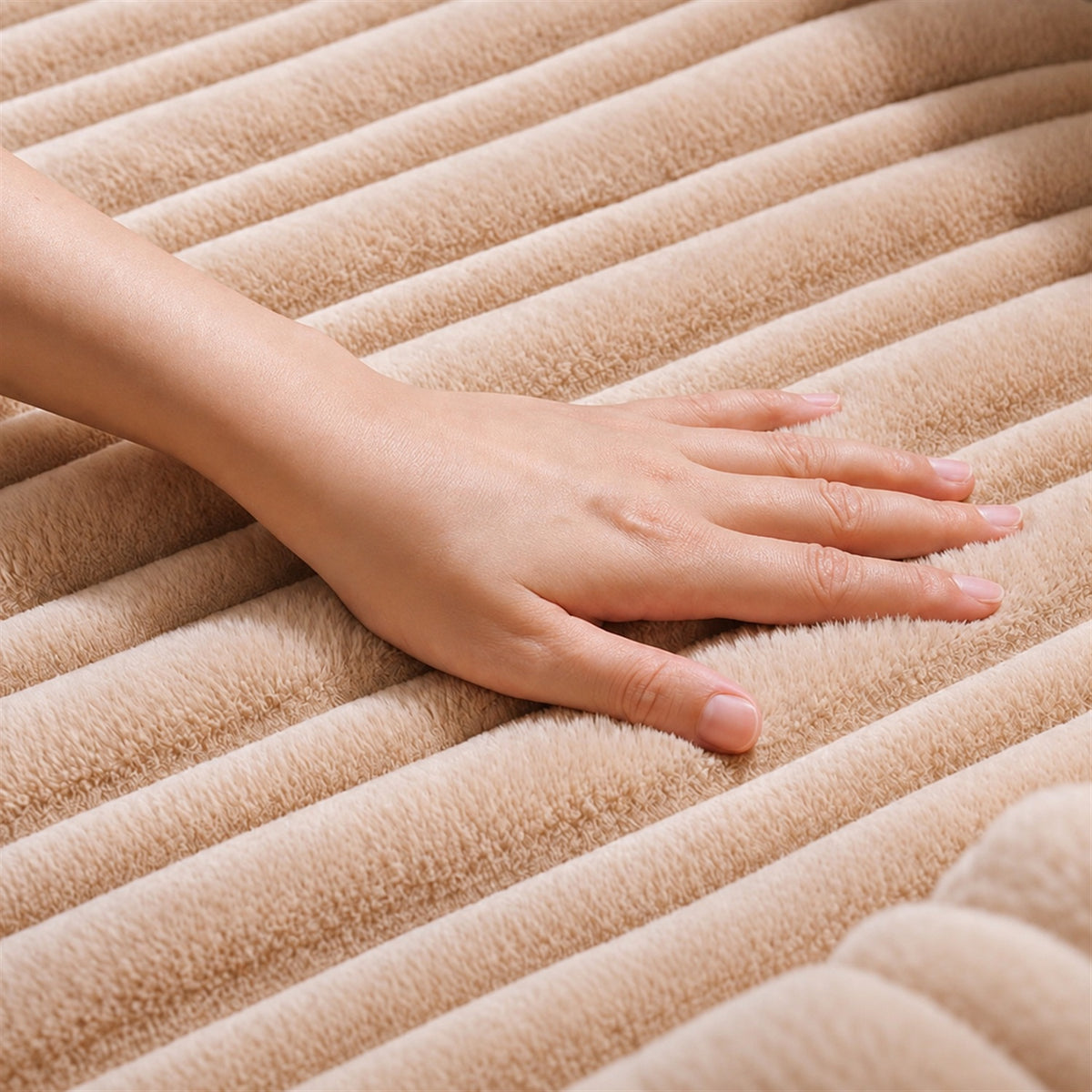 Waterproof Sofa & Recliner Cover | Ribbed Plush | Non-Slip, Machine Washable