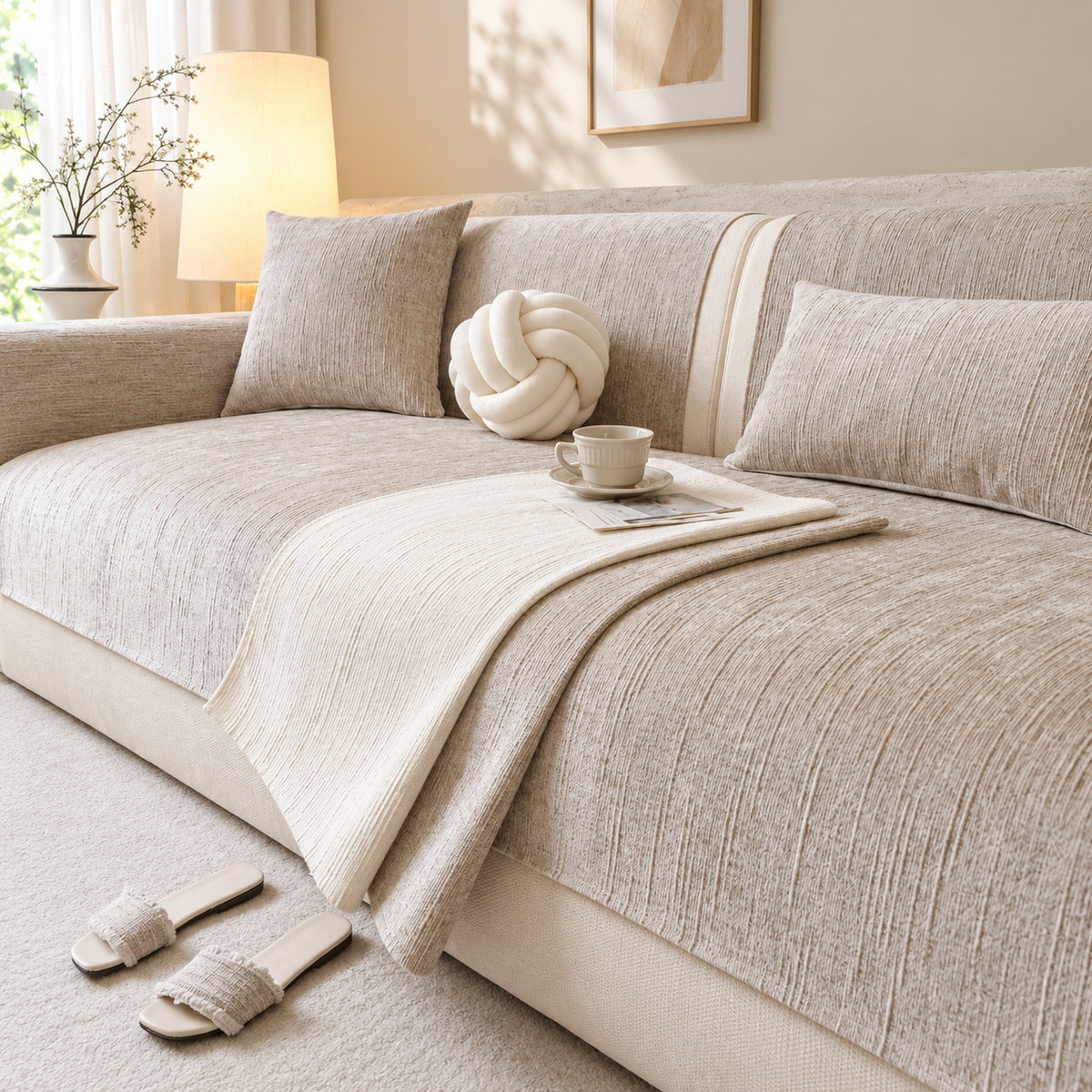 Sofa Cover | Waterproof Sofa Protector | Chenille | Non-Slip & Cat-Scratch Resistant