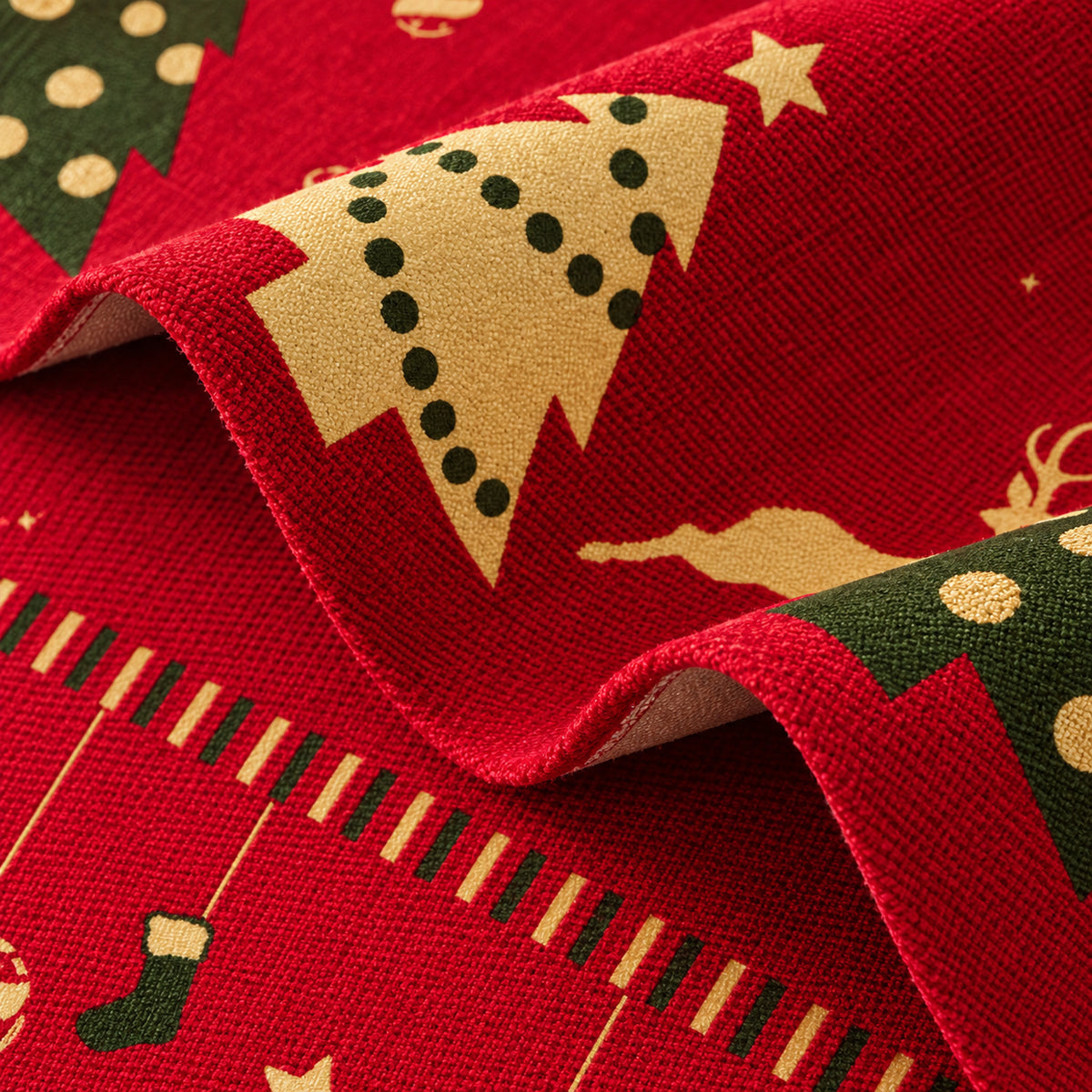 Christmas Sofa Cover | Scratch-Resistant Chenille | Non-Slip Backing