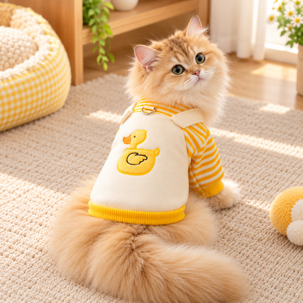 Striped Dog Jumper | Winter Wear for Dogs & Cats