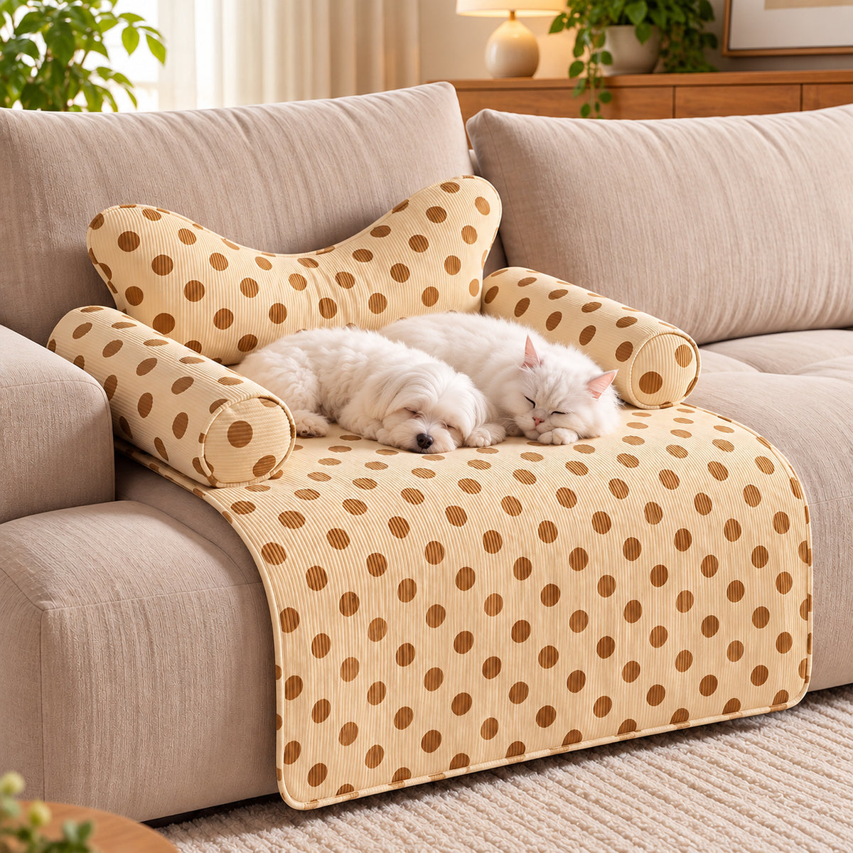 Dog Bed & Cat Bed | All-Season Warm Sofa-Style Pet Mat