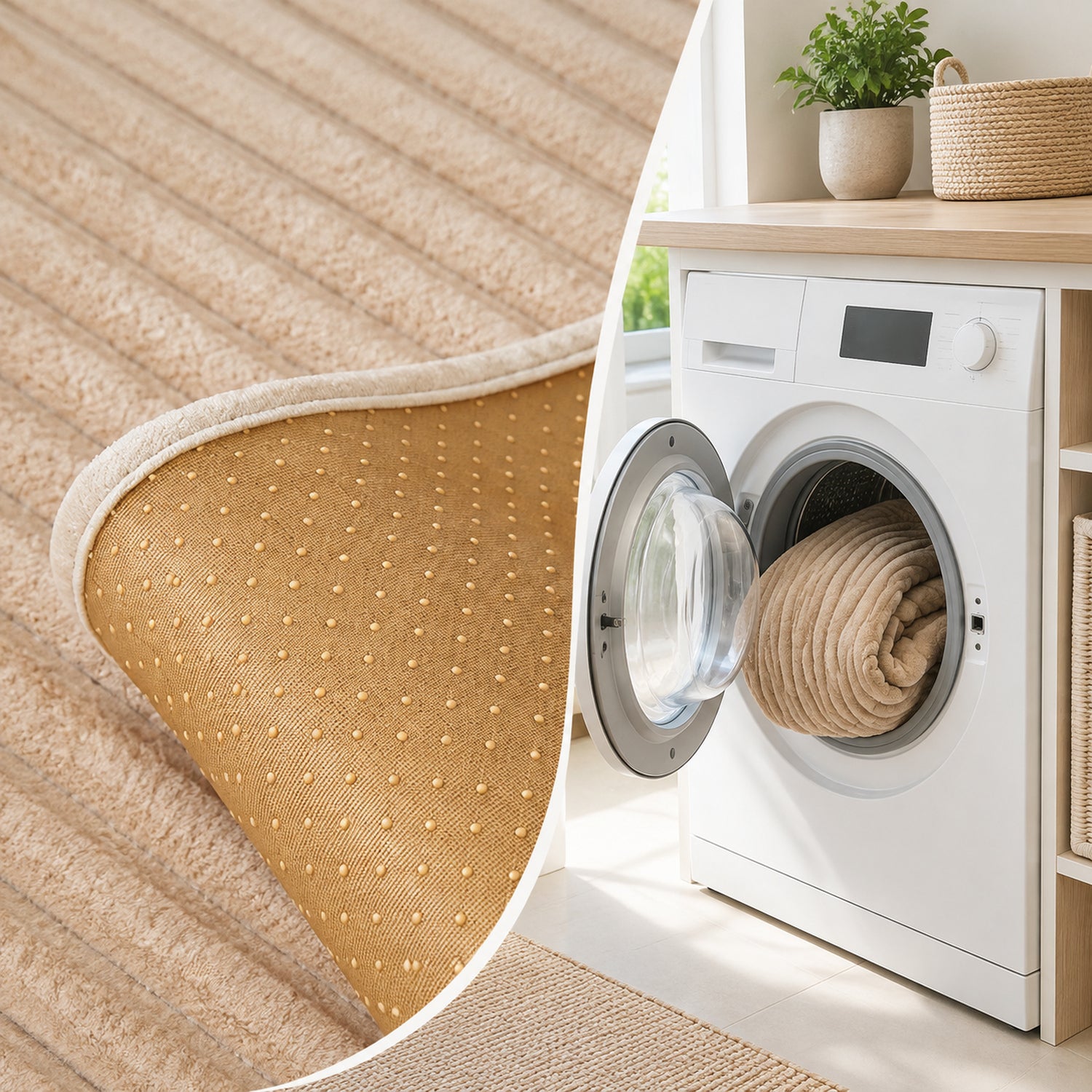 Furry Plush Sofa Protector | Soft Non-Slip Machine-Washable Cover for Pet Homes