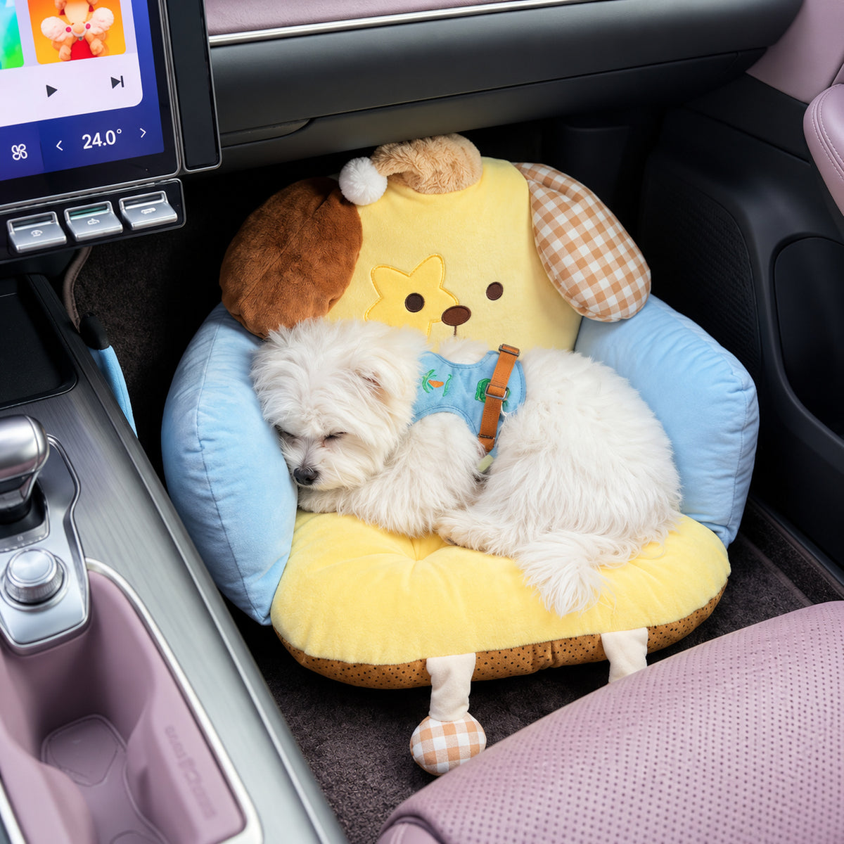 Dog Bed & Cat Bed | Dog Car Seat Cushion | Soft Plush for All Seasons