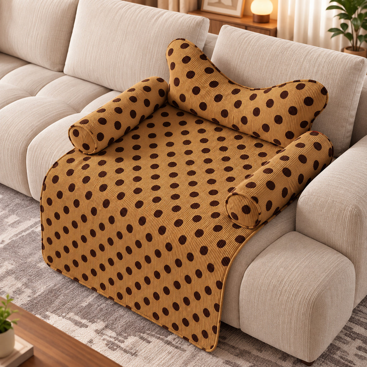 Dog Bed & Cat Bed | All-Season Warm Sofa-Style Pet Mat