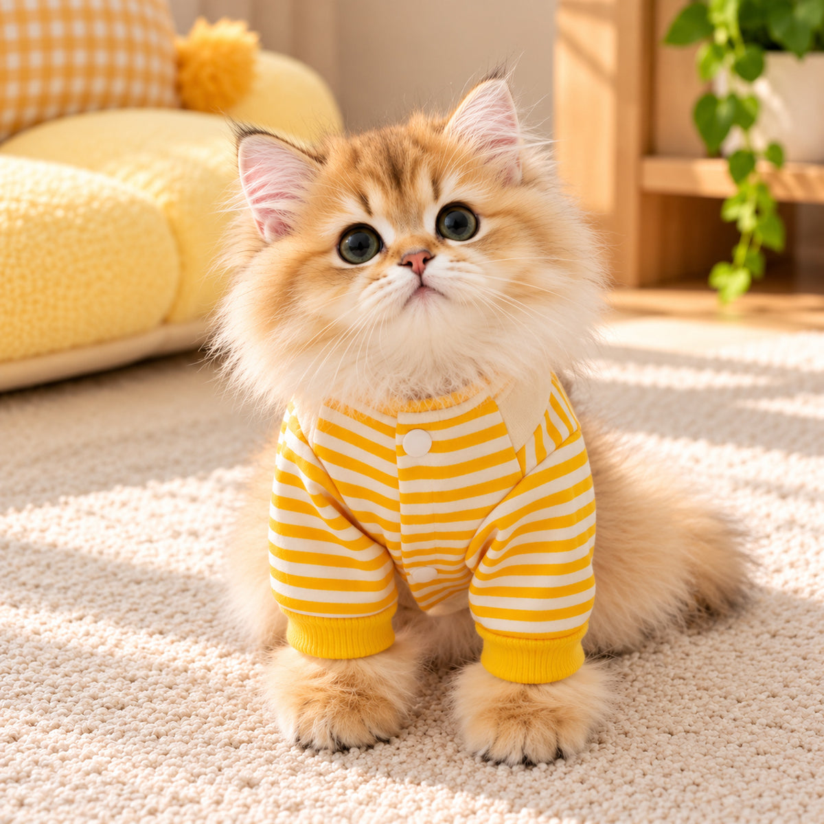 Striped Dog Jumper | Winter Wear for Dogs & Cats