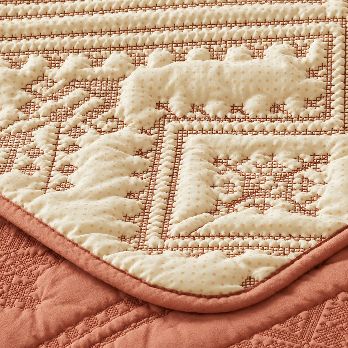 Diamond Sofa Cover | 100% Washed Cotton | Non-Slip & Washable