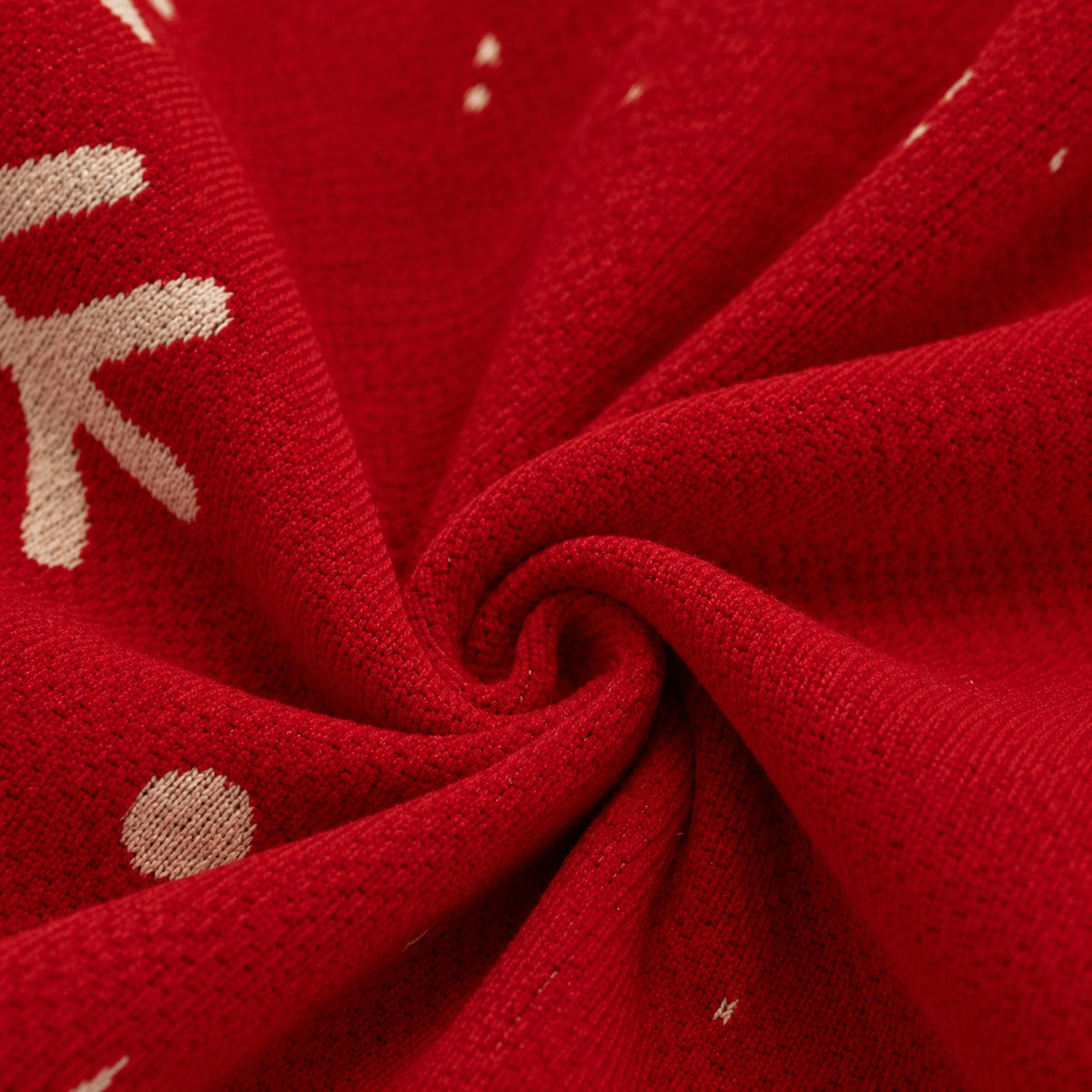 Christmas Sofa Cover | Red Chenille | Non-Slip & Washable