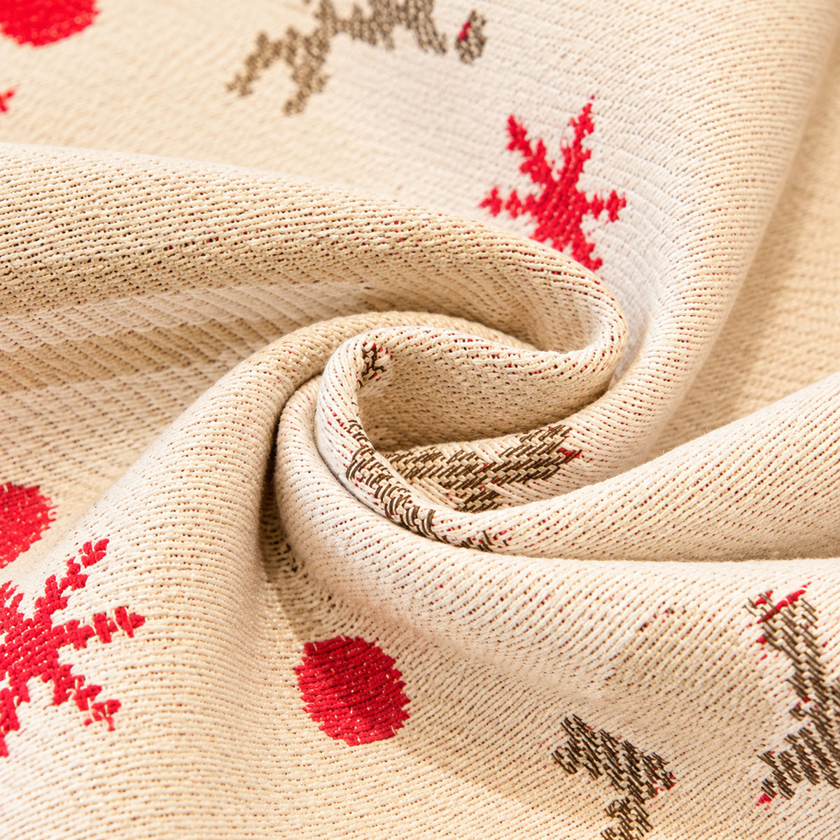 Christmas Sofa Cover | Reindeer Pattern | Non-Slip & Machine Washable