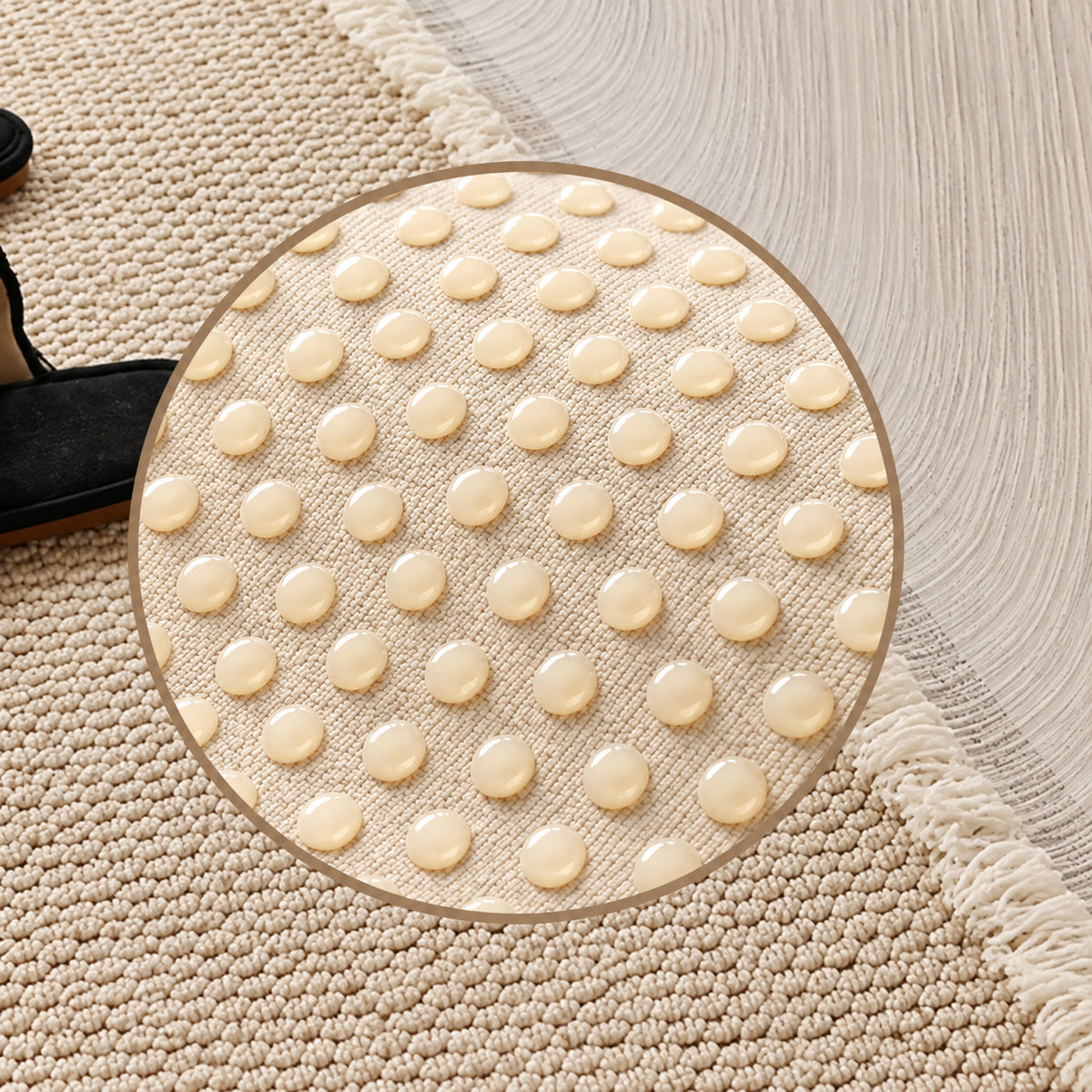 Sofa Cover | Chenille Sofa Throw | Non-Slip Silicone Backing | Machine Washable