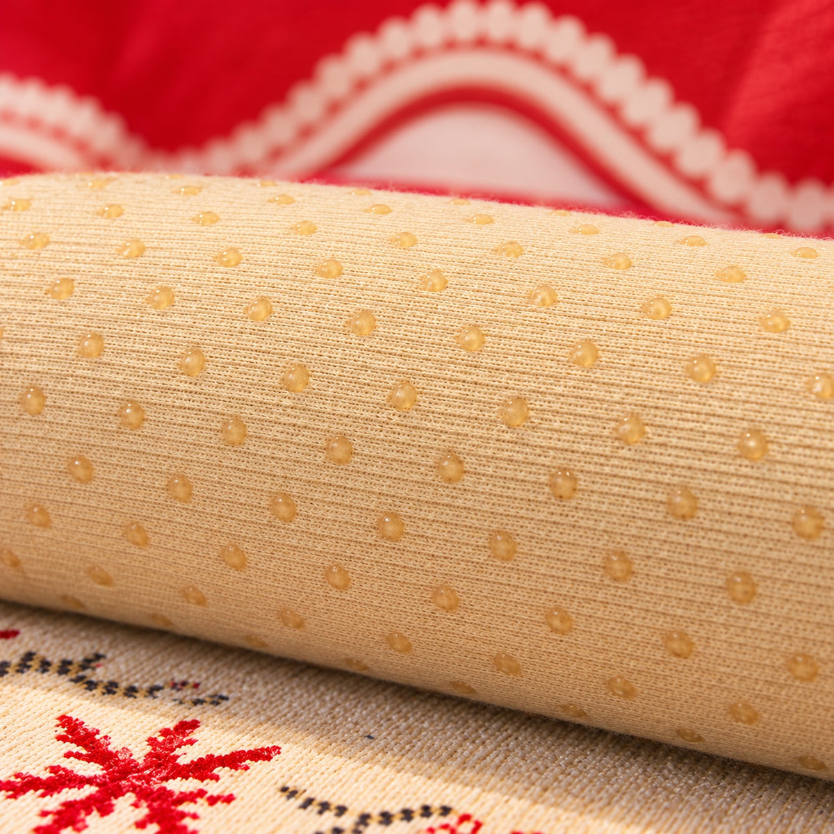 Christmas Sofa Cover | Reindeer Pattern | Non-Slip & Machine Washable