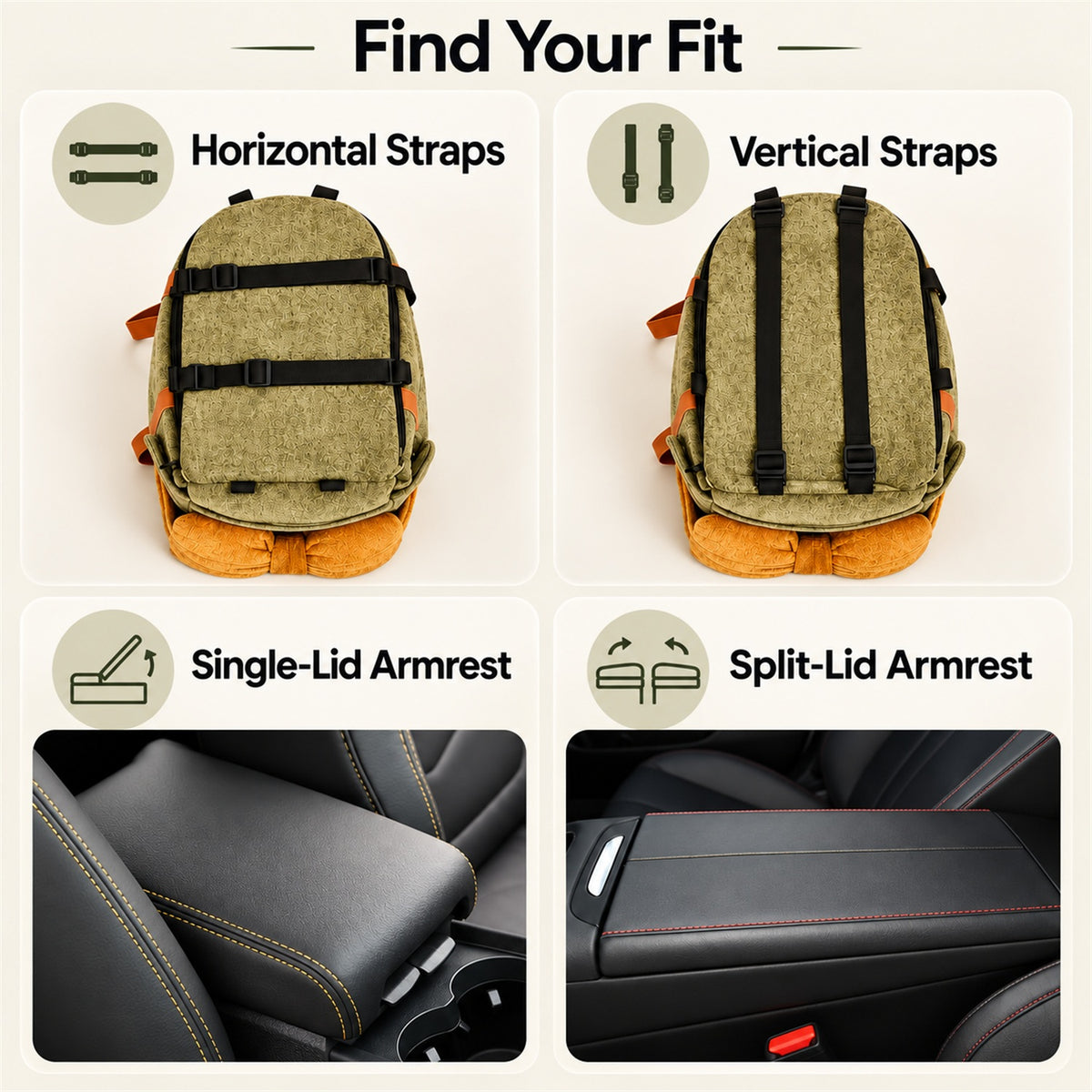 Dog Car Seat & Carrier Bag | Chenille with Carry Handles & Removable Cover