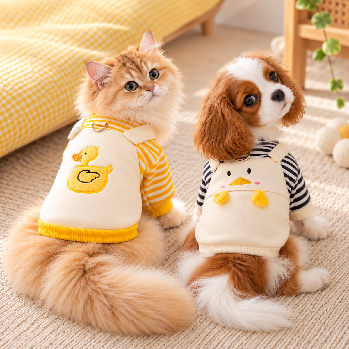 Striped Dog Jumper | Winter Wear for Dogs & Cats