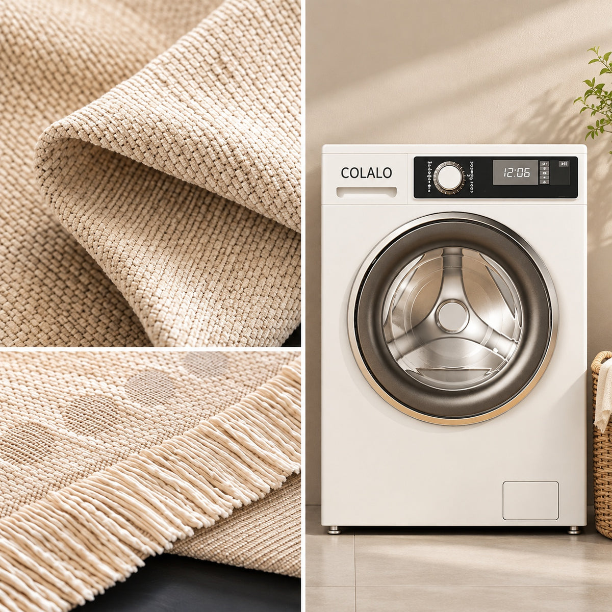 Sofa Cover | Textured Chenille Sofa Throw | Non-Slip & Machine Washable