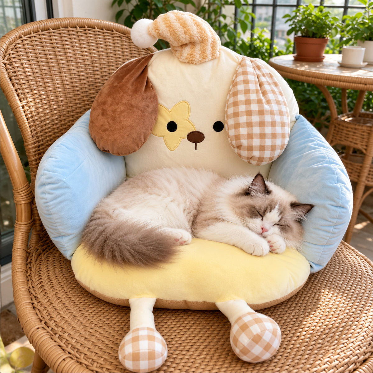 Dog Bed & Cat Bed | Dog Car Seat Cushion | Soft Plush for All Seasons