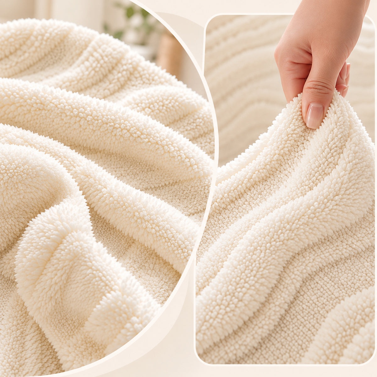 Sofa Cover | Winter Flannel Sofa Protector | Washable & Anti-Scratch