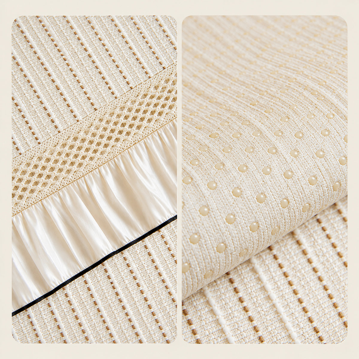 Chenille Scalloped-Edge Sofa Cover | Non-Slip Sofa Protector | Machine Washable
