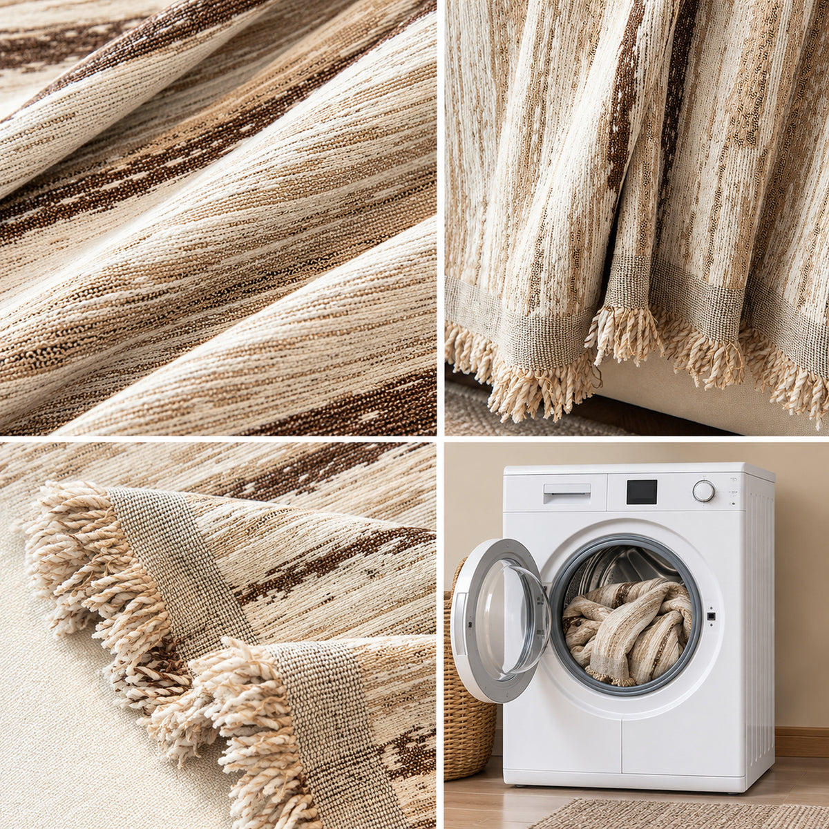 Chenille Sofa Cover | Non-Slip Sofa Throw | Scratch-Resistant & Machine Washable