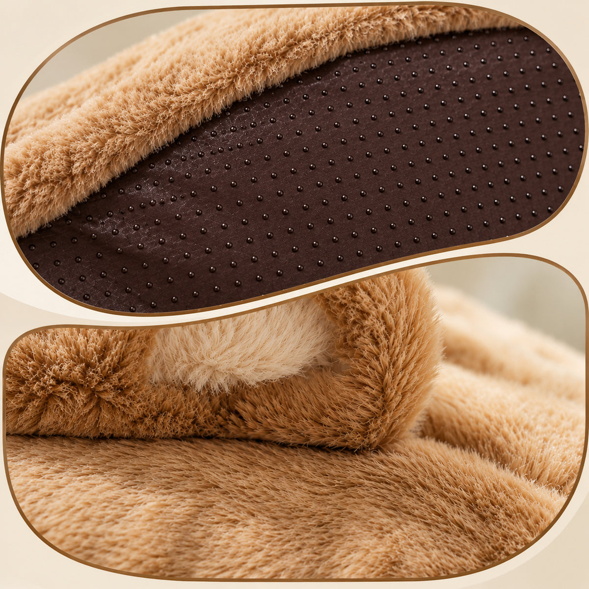 Dog Bed & Cat Bed | Bear-Shaped Plush Cave for Cats & Small Dogs | Warm & Washable