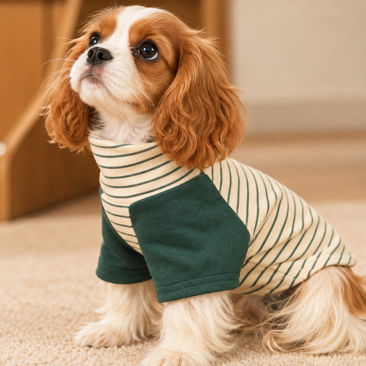 Striped Dog & Cat Jumper | Soft Fleece for Winter