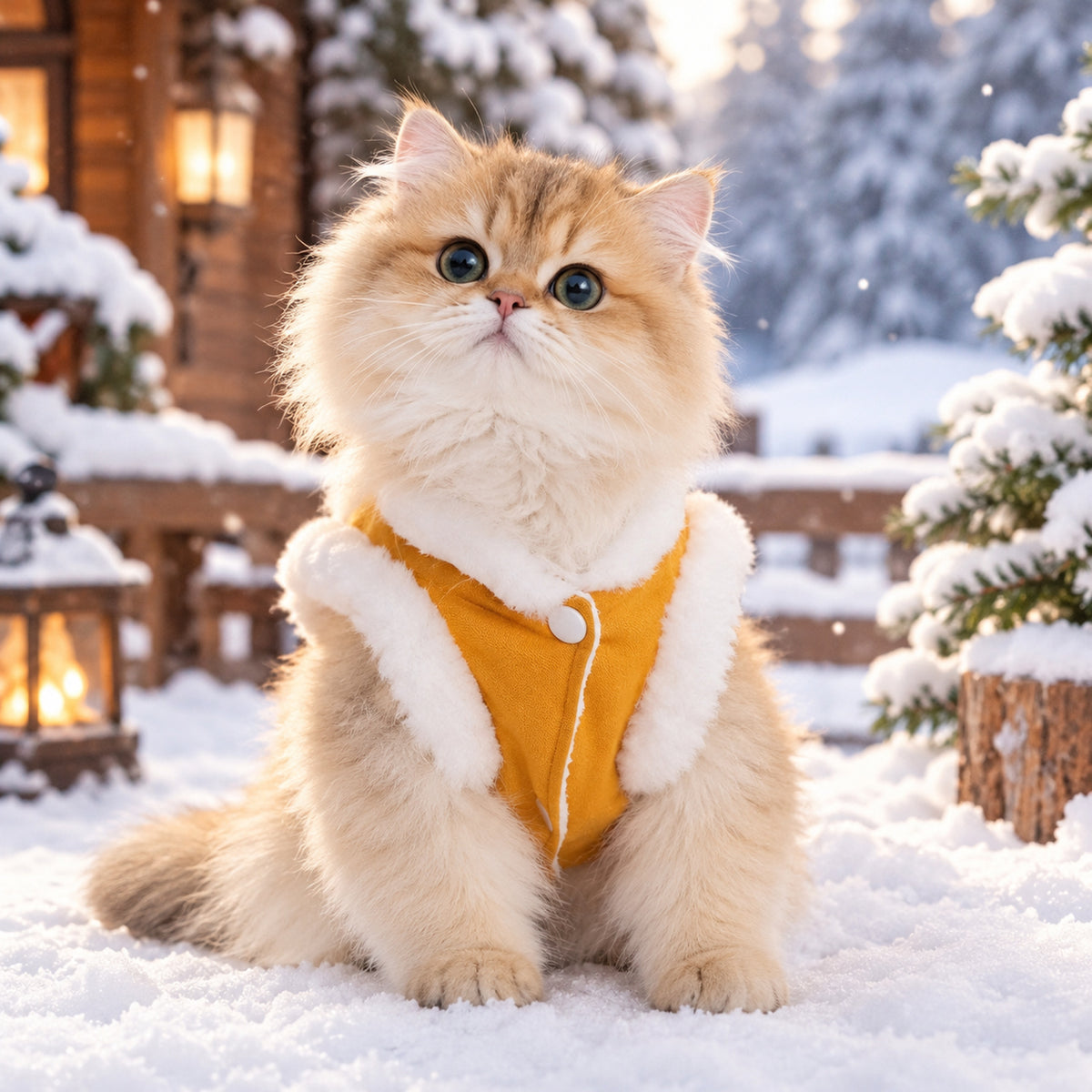 Winter Dog Jumper with Teddy Bear Pocket | Cosy Pet Sweater